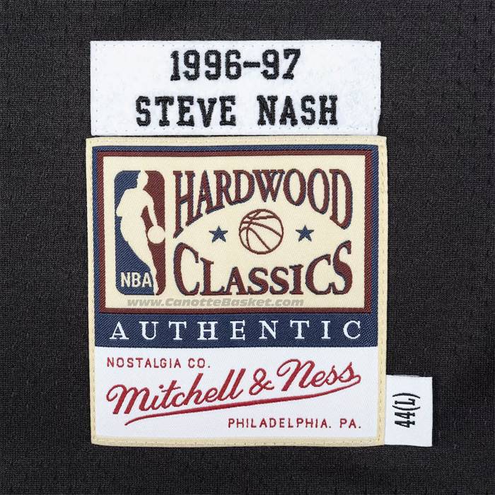 Maglia Phoenix Suns Steve Nash No 13 Mitchell & Ness 1996-97 Nero